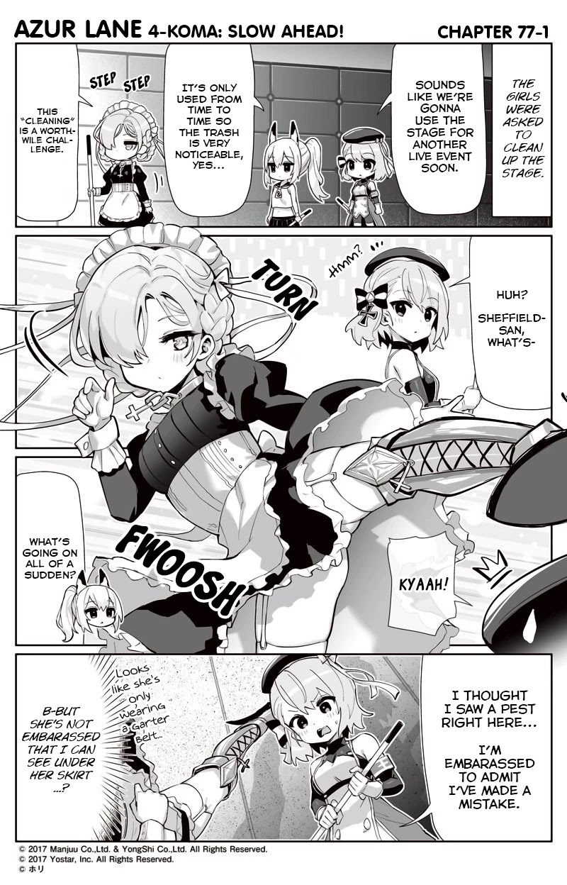 Azur Lane 4-Koma: Slow Ahead - Chapter 77