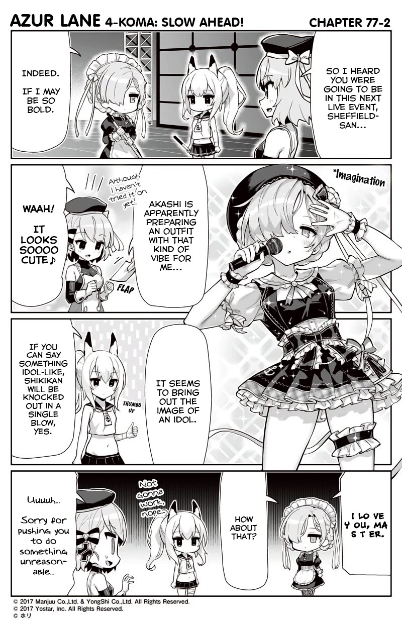 Azur Lane 4-Koma: Slow Ahead - Chapter 77