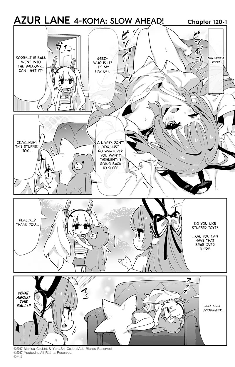 Azur Lane 4-Koma: Slow Ahead - Chapter 120: Tashkent