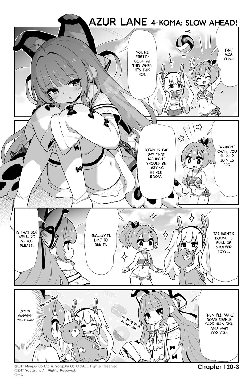 Azur Lane 4-Koma: Slow Ahead - Chapter 120: Tashkent