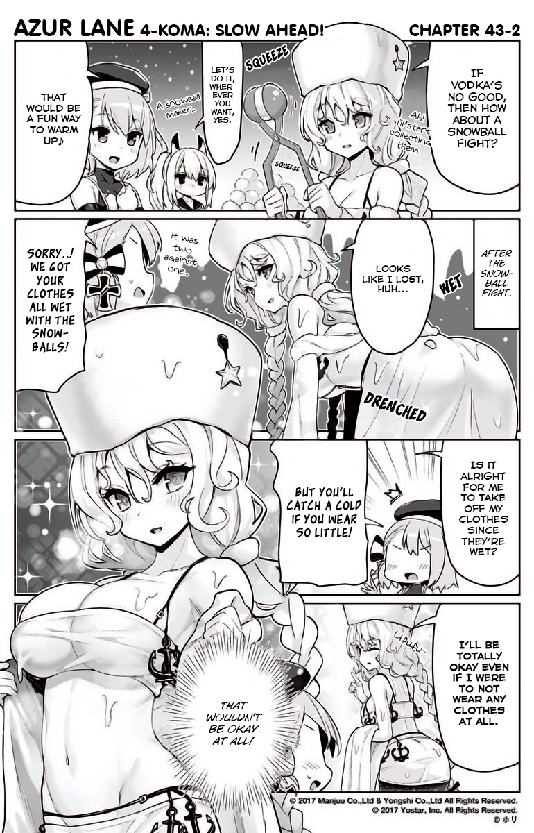 Azur Lane 4-Koma: Slow Ahead - Chapter 43