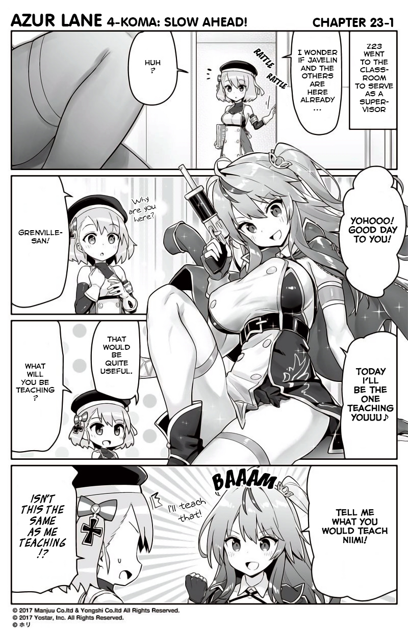 Azur Lane 4-Koma: Slow Ahead - Chapter 23