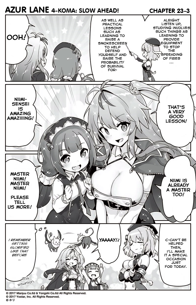 Azur Lane 4-Koma: Slow Ahead - Chapter 23