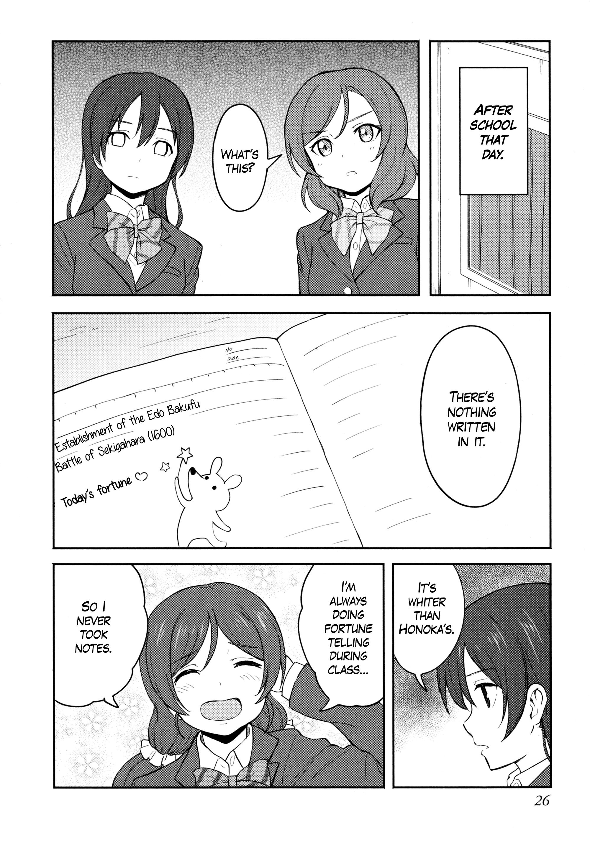 Love Live! School Idol Diary (Second Season) - Vol.3 Chapter 9: Almost Winter Break