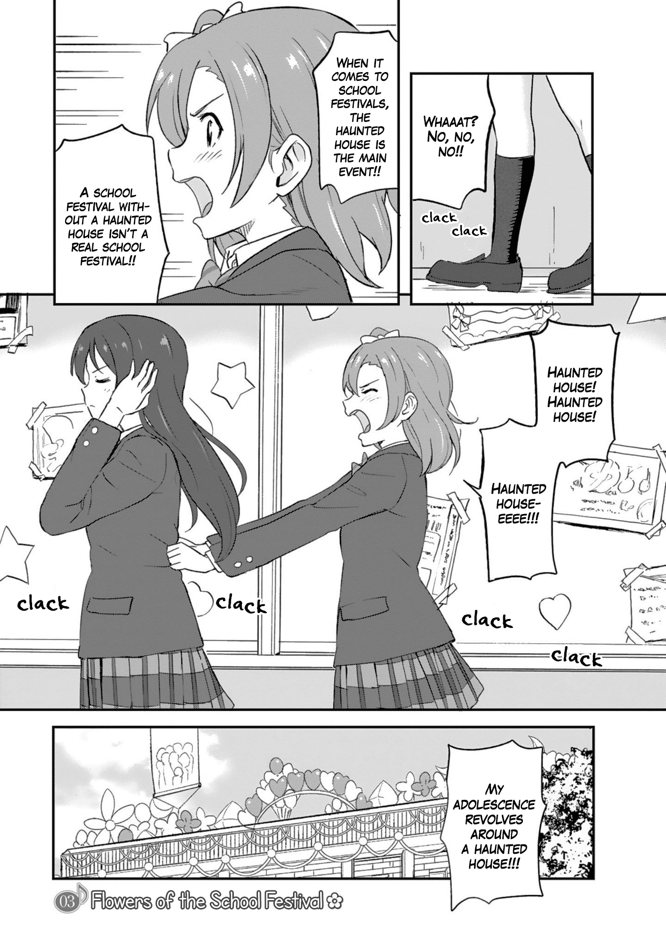 Love Live! School Idol Diary (Second Season) - Vol.1 Chapter 3: Flowers Of The School Festival✿