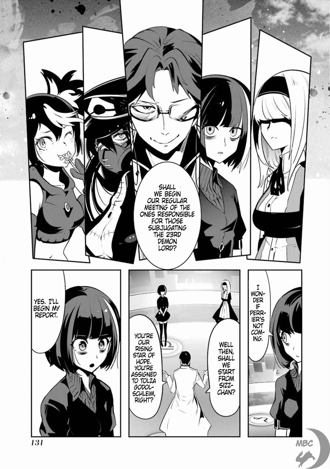 Yakushoku Distopiary - Gesellschaft Blume - Vol.4 Chapter 4.04: The Regular Meeting Of Those Responsible For The Ones Subjugating The Demon Lord