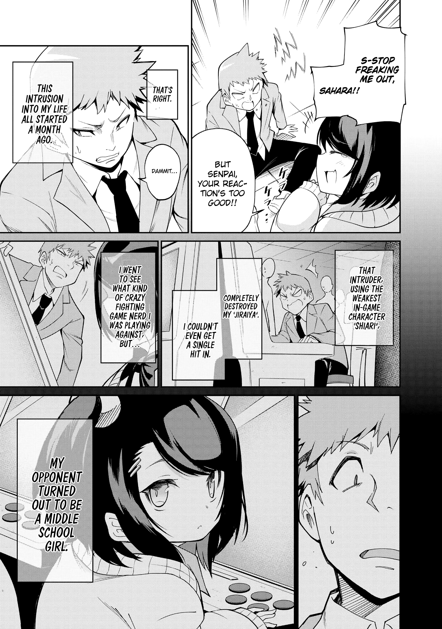 Just Flirting With A Cute, Annoying Kouhai - Chapter 3: Sahara Won't Lose Today Either!