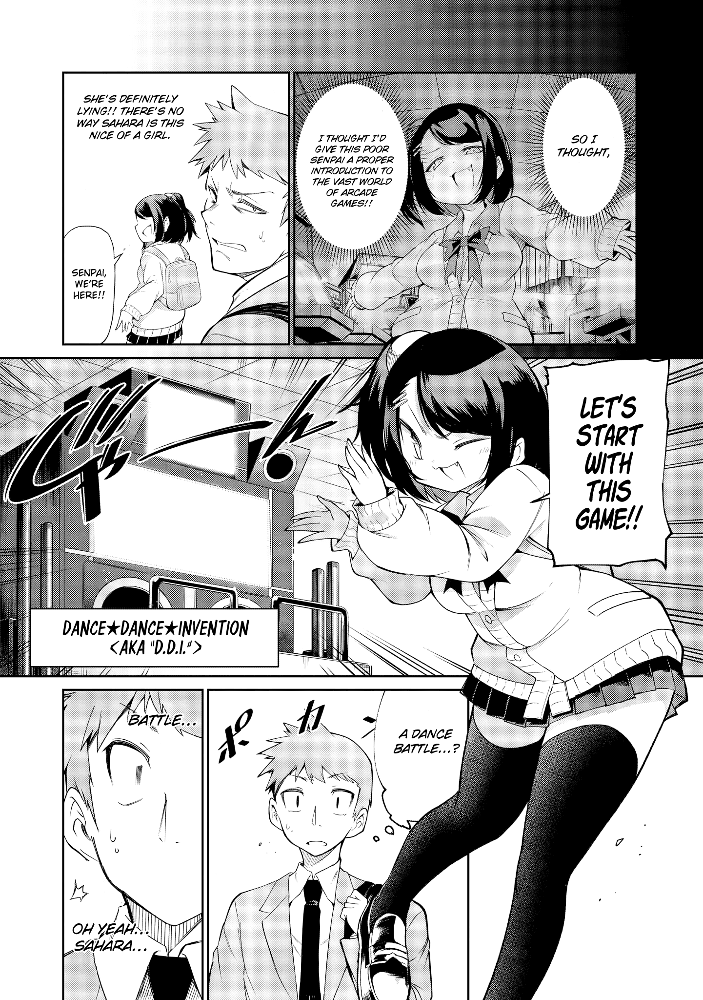 Just Flirting With A Cute, Annoying Kouhai - Chapter 3: Sahara Won't Lose Today Either!