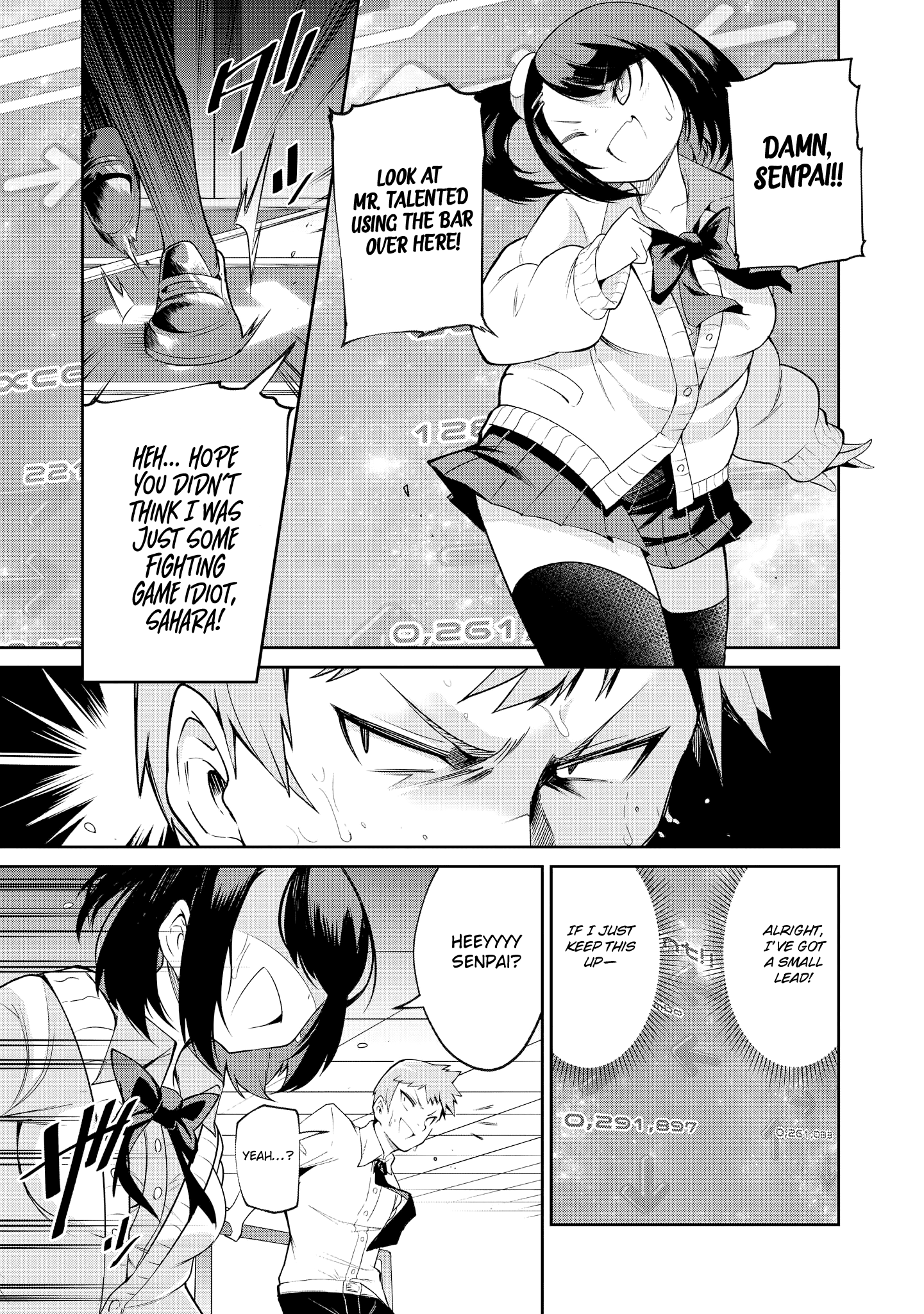 Just Flirting With A Cute, Annoying Kouhai - Chapter 3: Sahara Won't Lose Today Either!