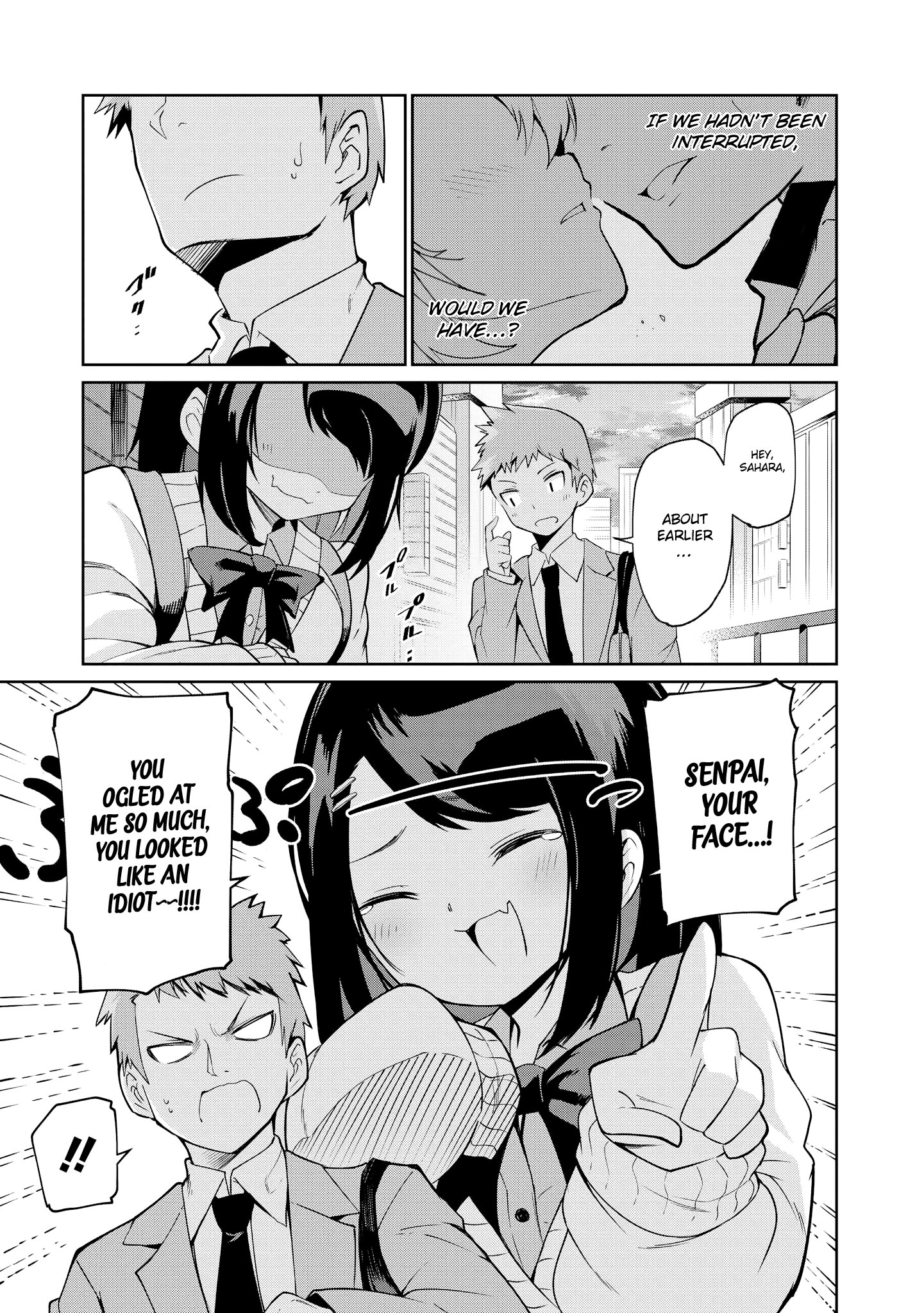 Just Flirting With A Cute, Annoying Kouhai - Chapter 3: Sahara Won't Lose Today Either!