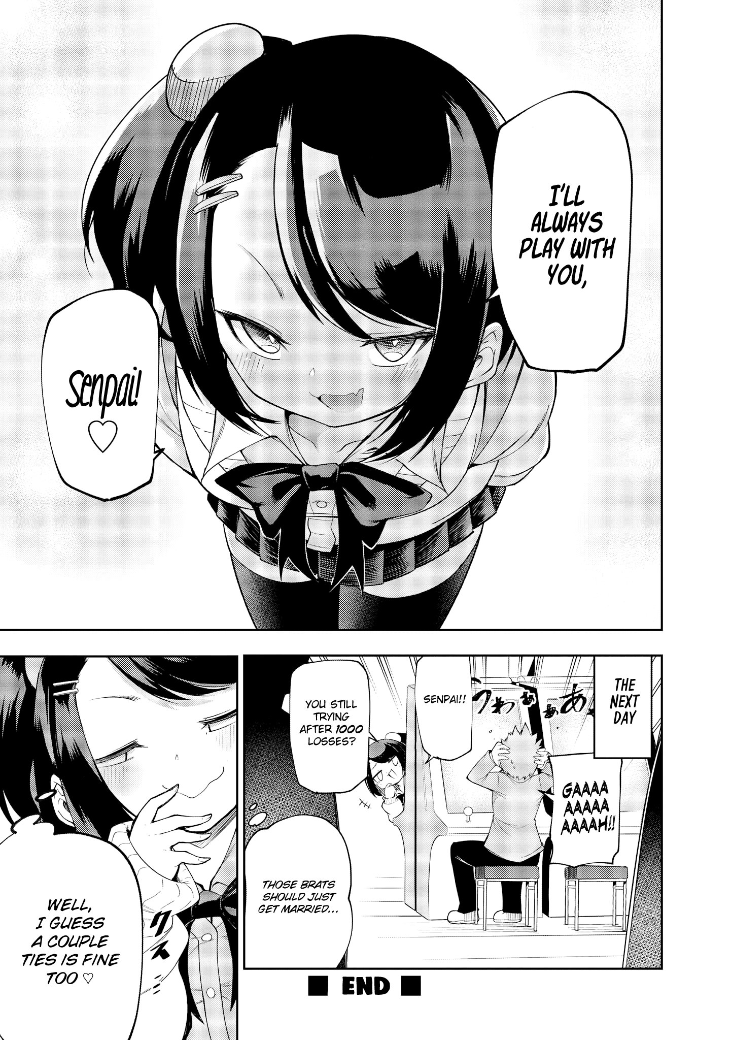 Just Flirting With A Cute, Annoying Kouhai - Chapter 3: Sahara Won't Lose Today Either!