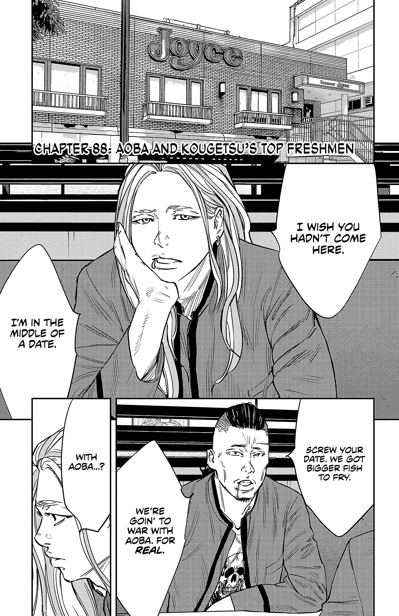 Nine Peaks - Vol.11 Chapter 88: Aoba And Kougetsu's Top Freshmen