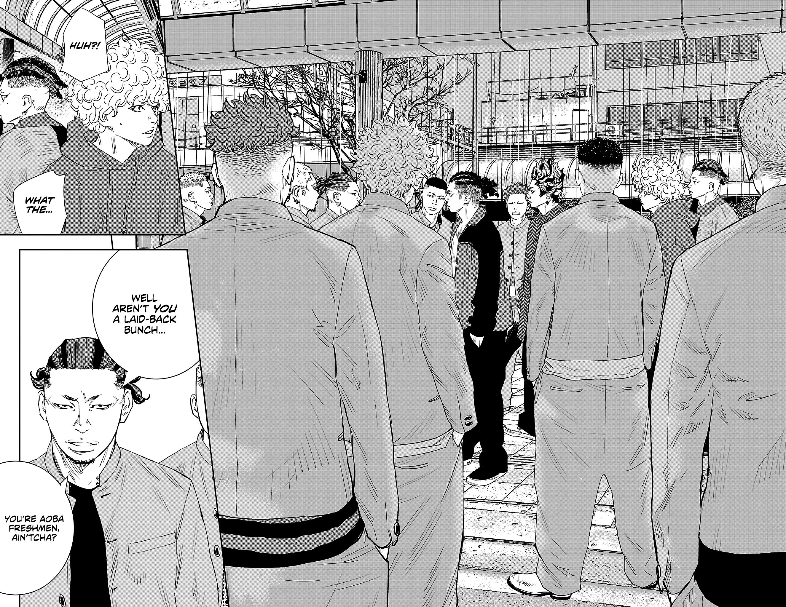 Nine Peaks - Vol.6 Chapter 42: Hakkyou On The Attack, Aoba Laid-Back