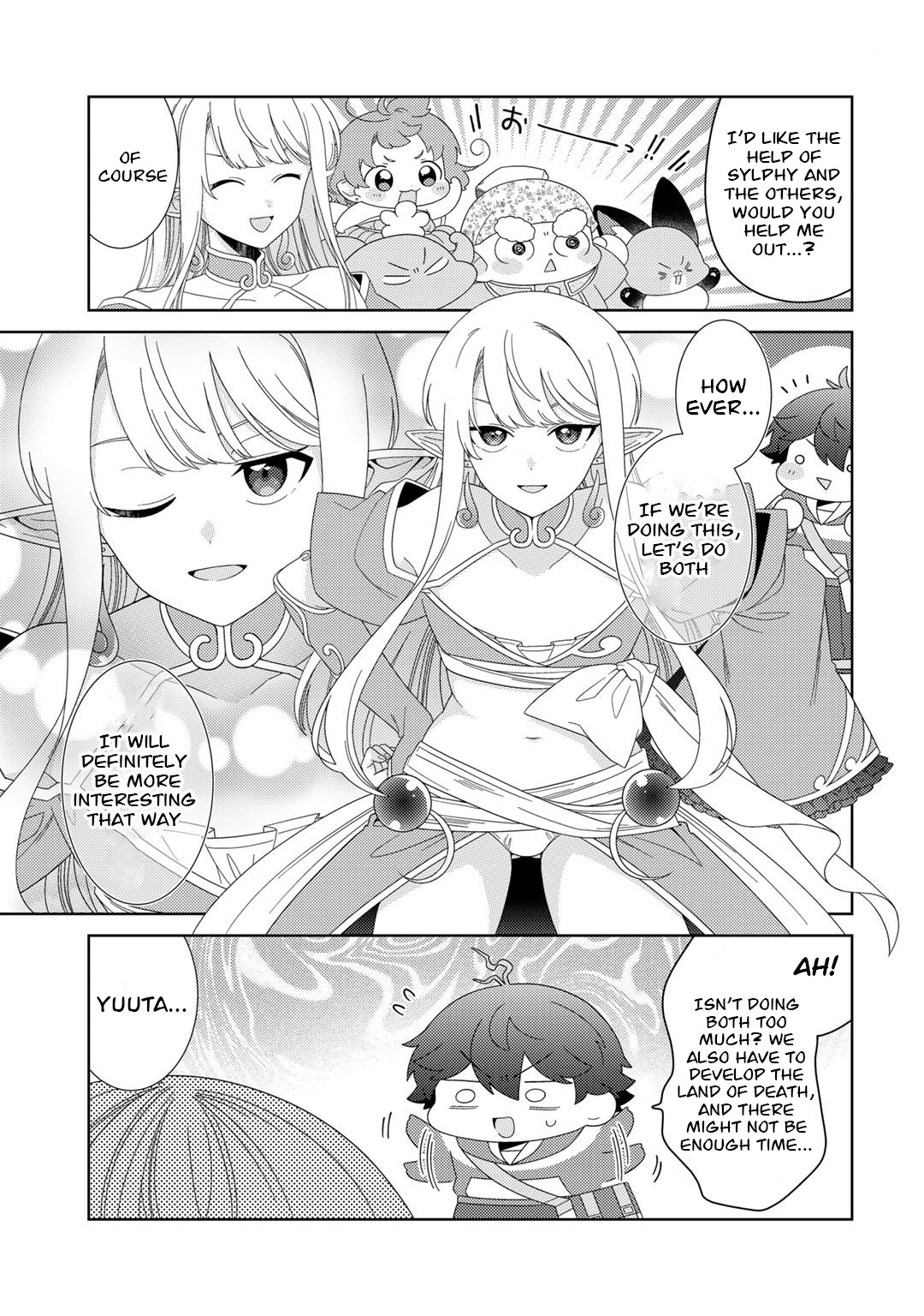 Seirei-Tachi No Rakuen To Risou No Isekai Seikatsu - Chapter 46