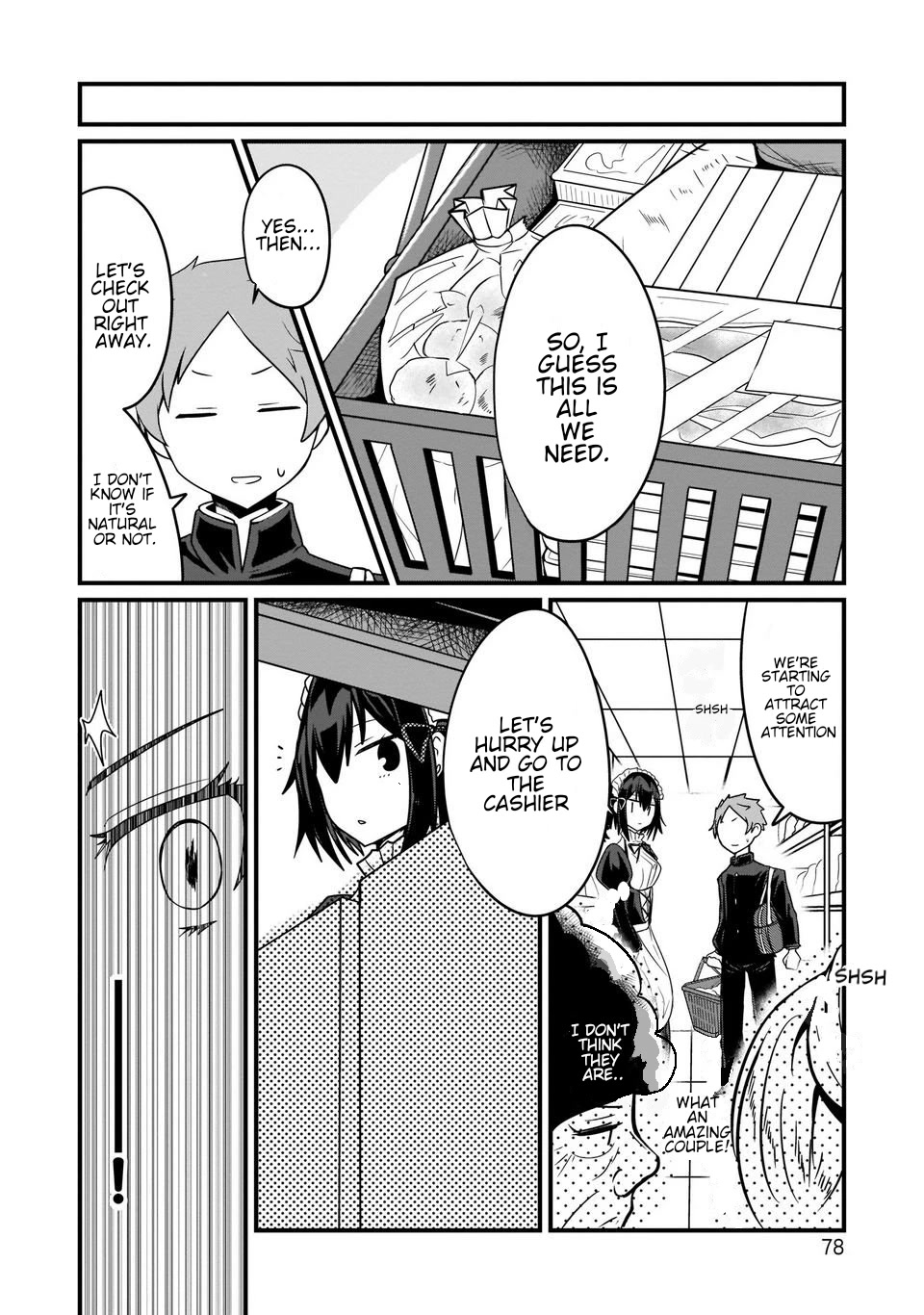 The Maid Whose Inner Thoughts Leak Out Easily - Chapter 5: Supermarket