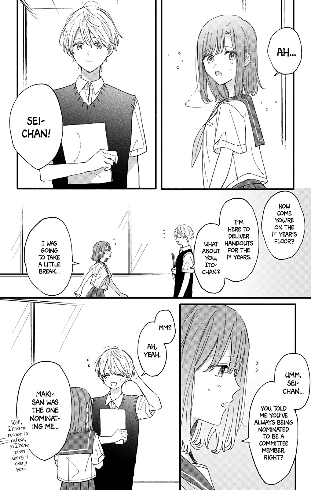 Sei-Chan, Your Love Is Too Much! - Chapter 36: What If It Wasn't A Joke?