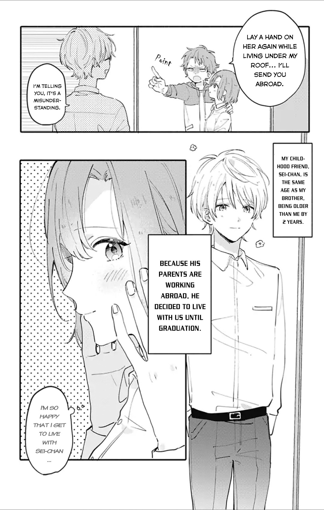 Sei-Chan, Your Love Is Too Much! - Chapter 1