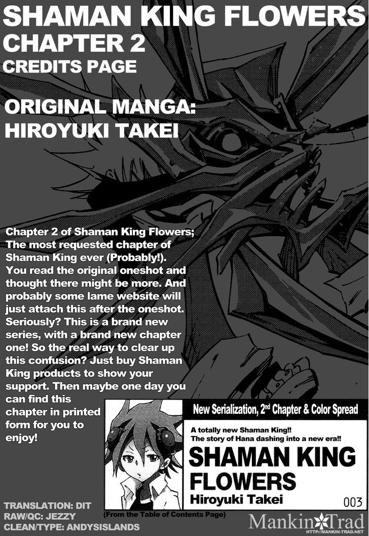 Shaman King: Flowers - Vol.1 Chapter 2 : A Relative Wants Me Dead