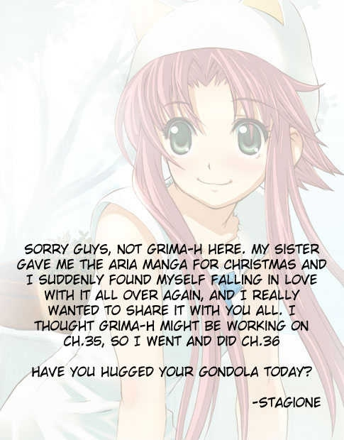 Aria - Chapter 36 : Gondola