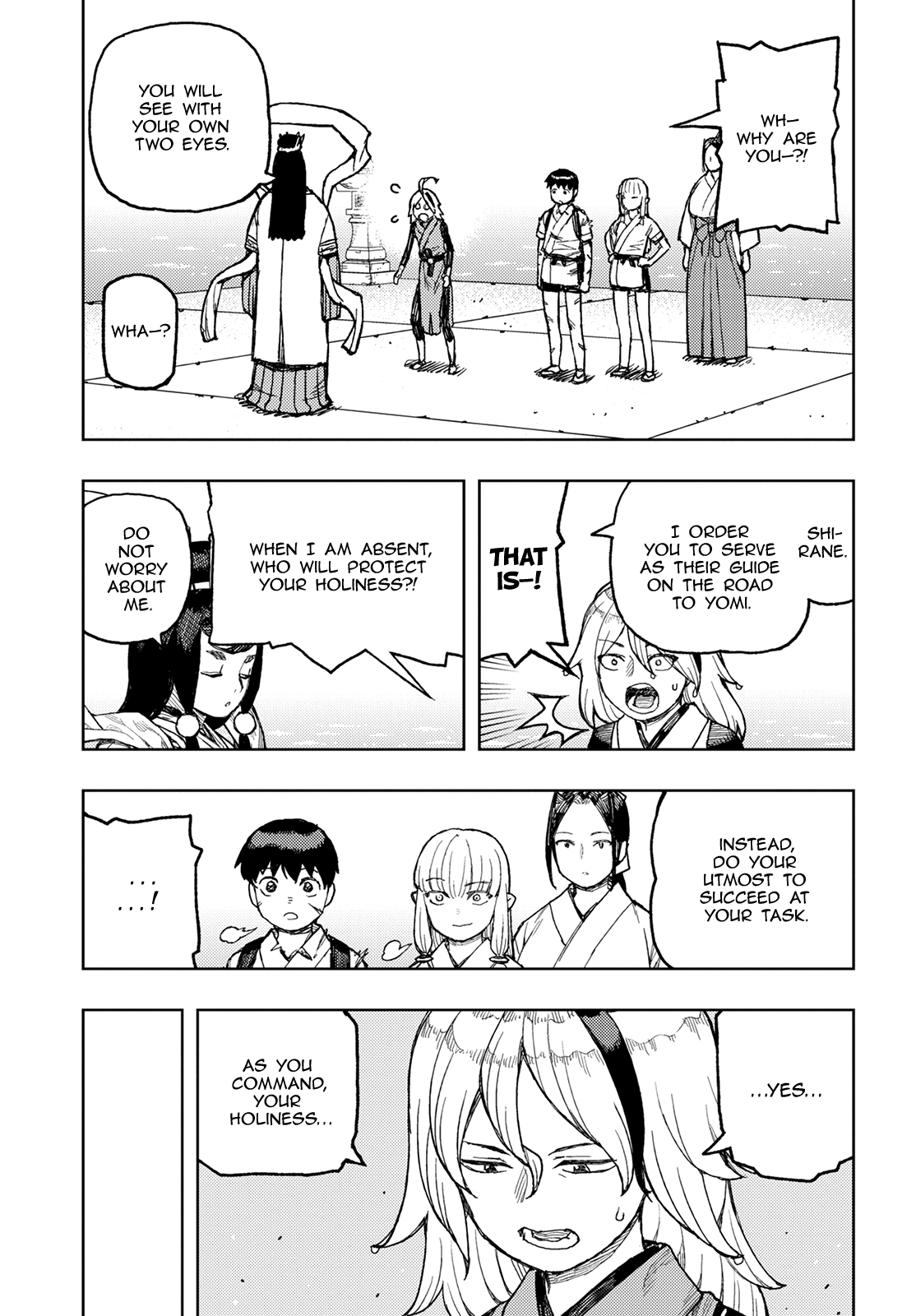 Tsugumomo - Chapter 135: Shirane's Trial