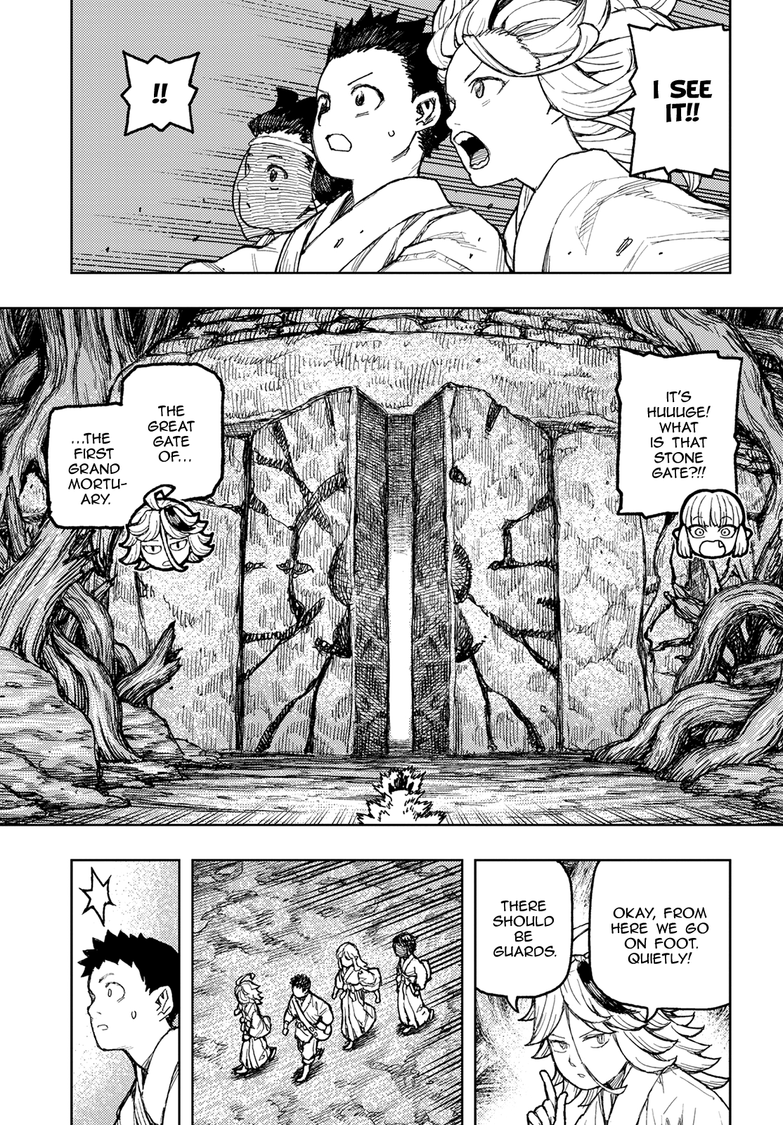 Tsugumomo - Chapter 150: Yomi Grand Mortuary