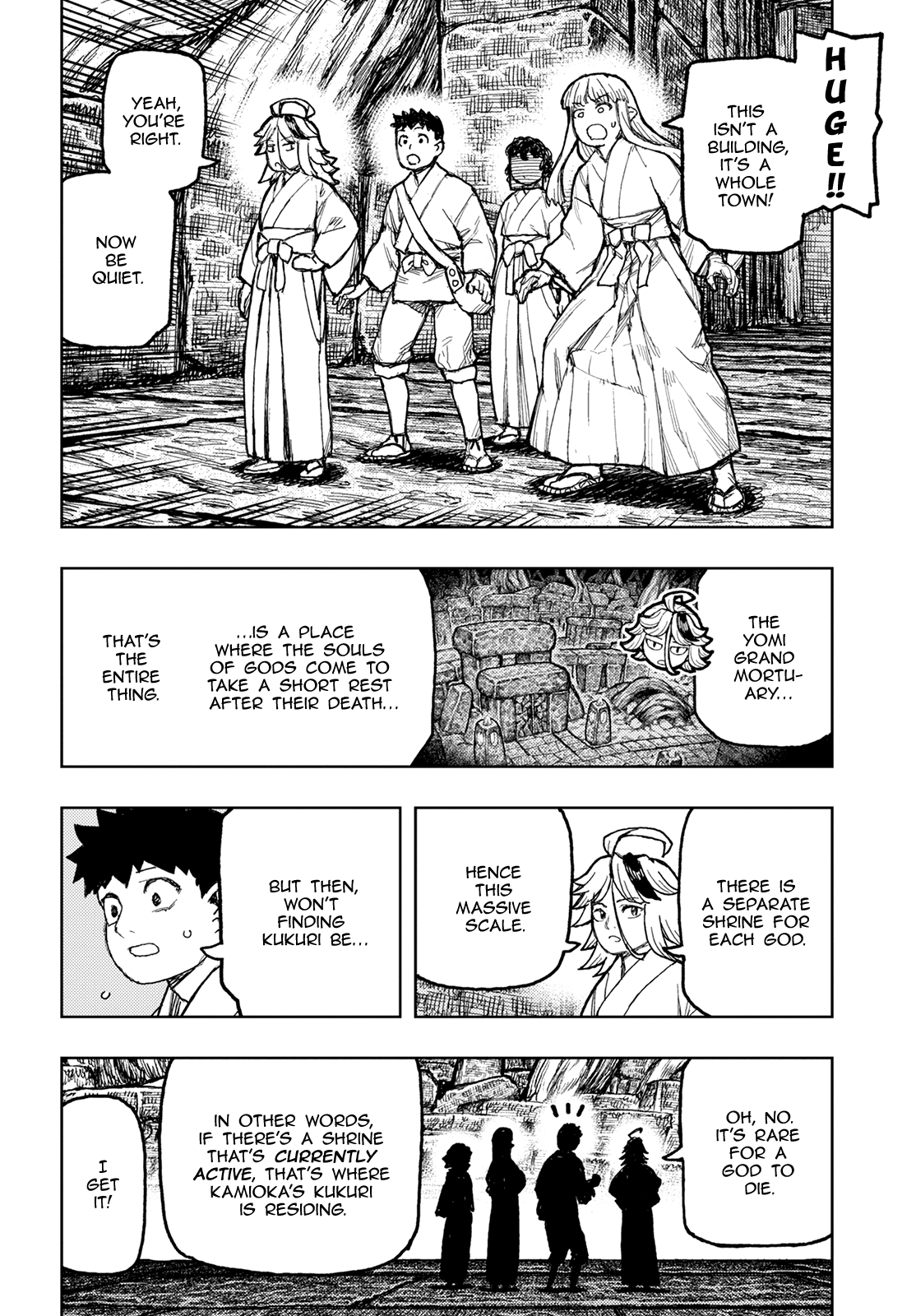 Tsugumomo - Chapter 150: Yomi Grand Mortuary