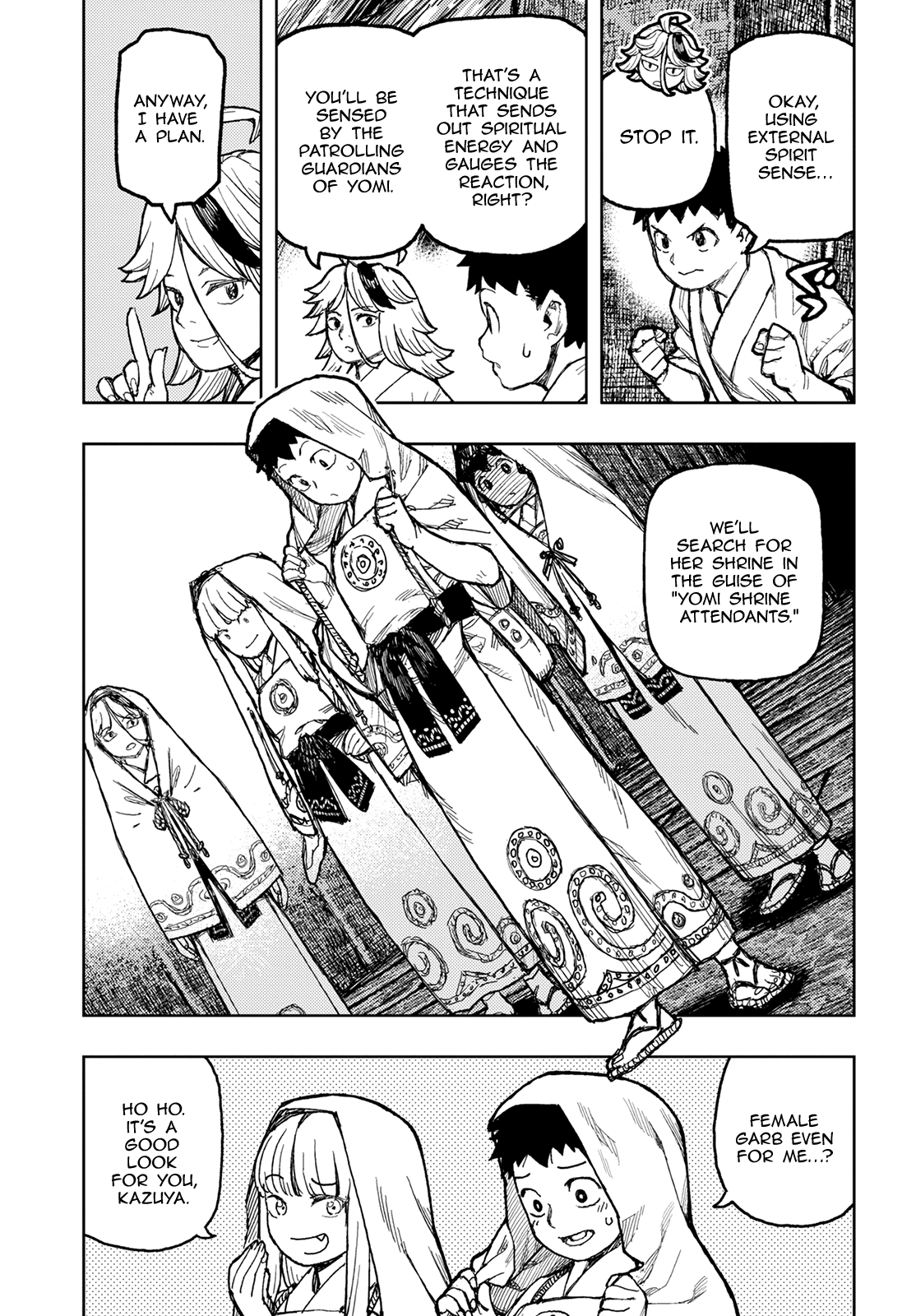 Tsugumomo - Chapter 150: Yomi Grand Mortuary