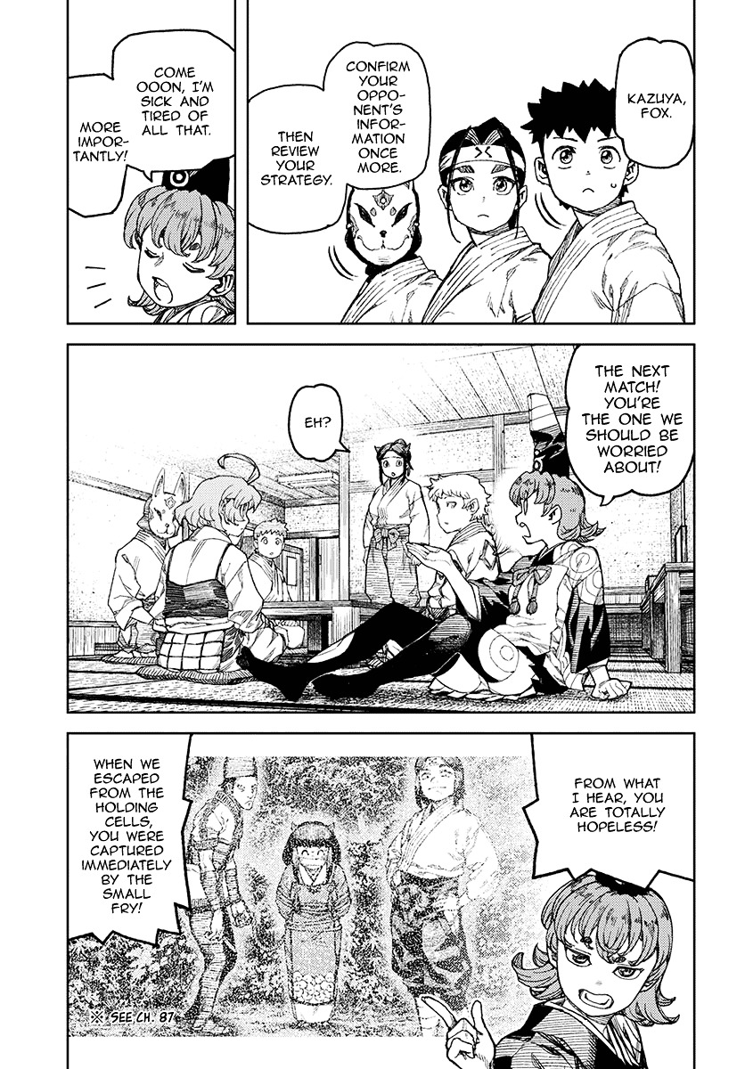 Tsugumomo - Chapter 98 : Explanation Of The Sixth Match