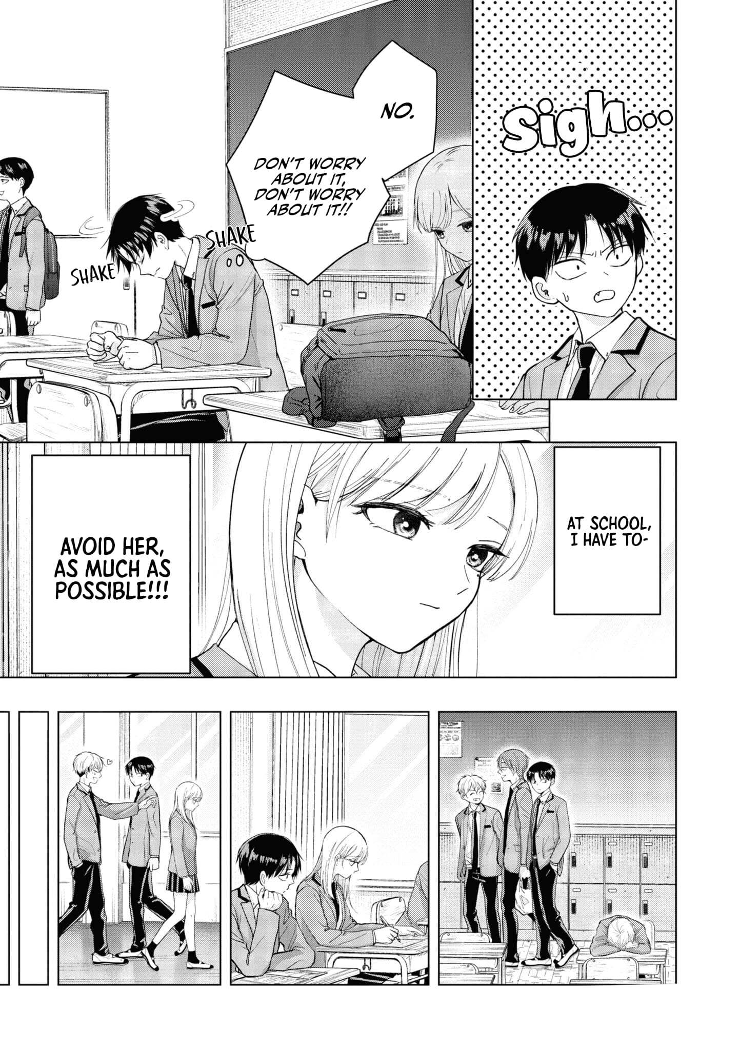 Kusunoki's Flunking Her High School Glow-Up - Chapter 3