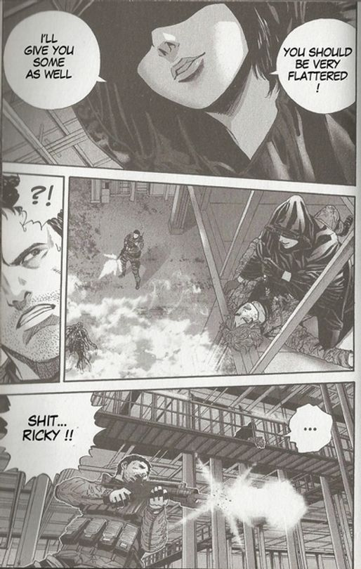 Biohazard - Marhawa Desire - Vol.4 Chapter 32: Ricky S Fight