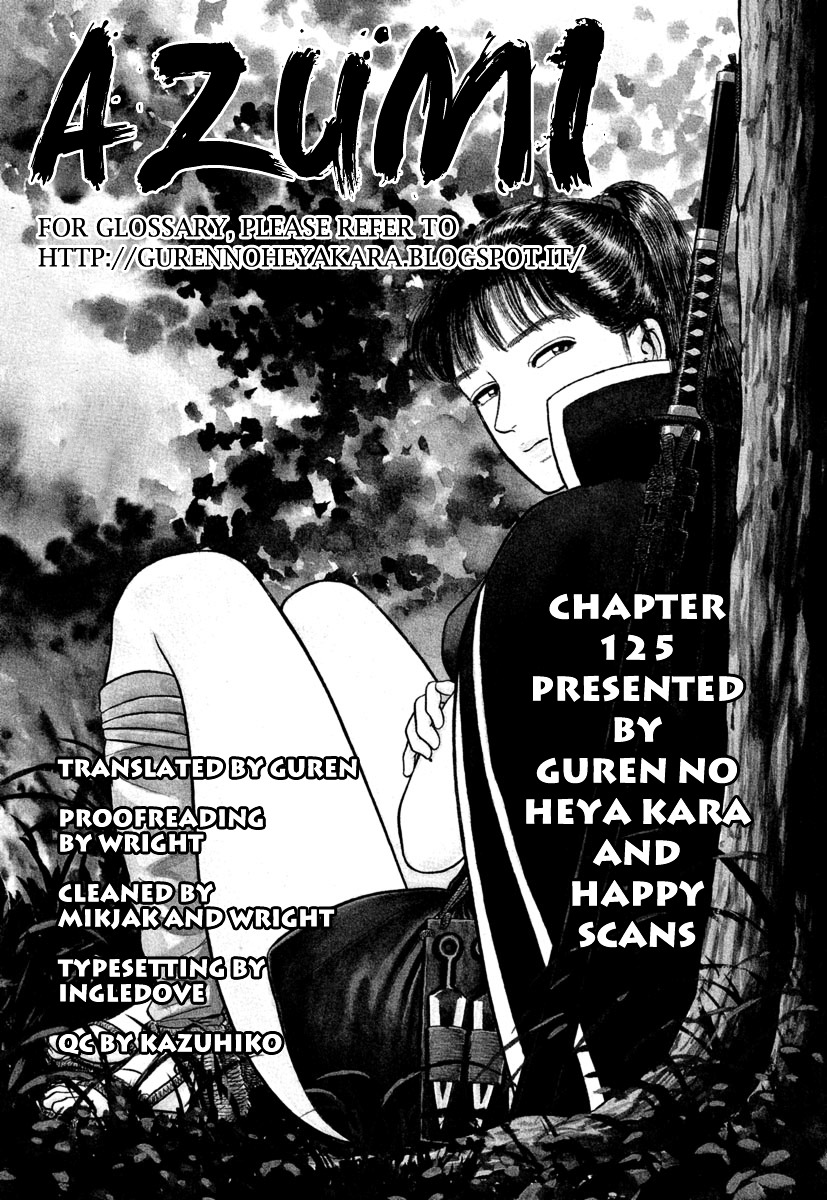 Azumi - Chapter 125 : A Sad Friendship