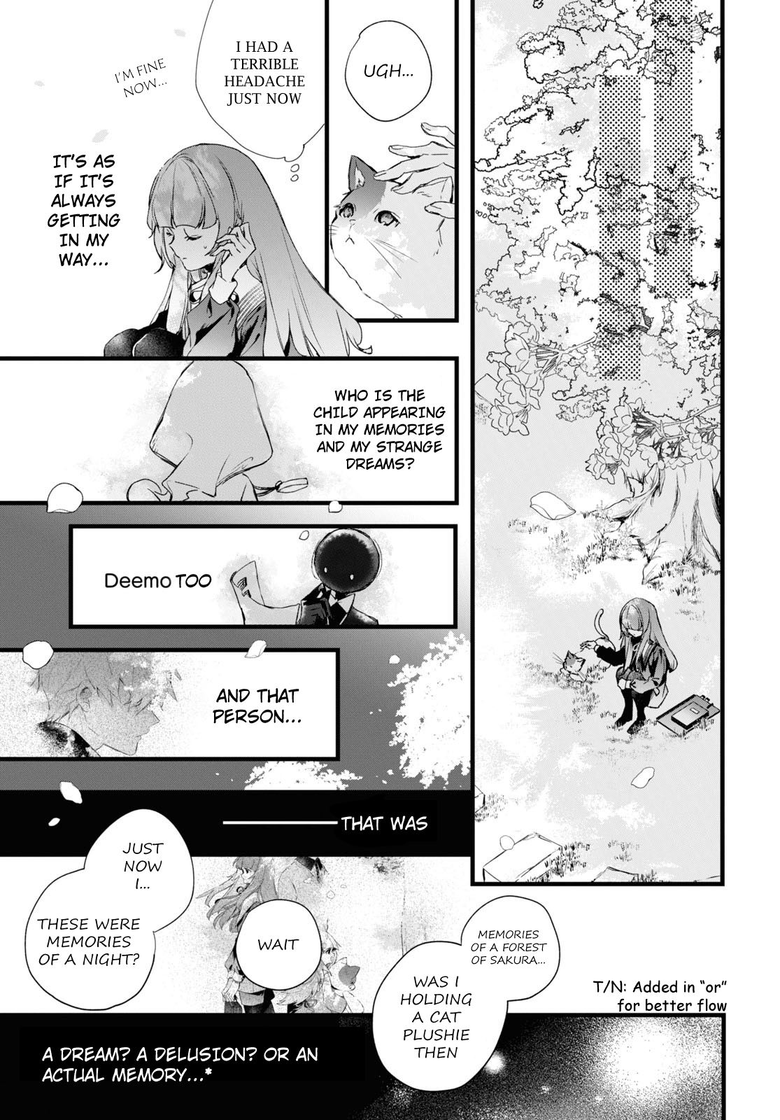 Deemo -Sakura Note- - Vol.1 Chapter 3.2: Episode 3 Part 2