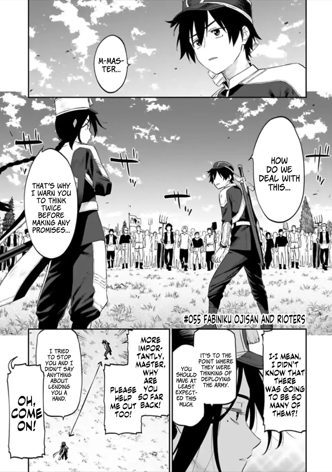 Fantasy Bishoujo Juniku Ojisan To - Chapter 55: Fabiniku Ojisan And Rioters