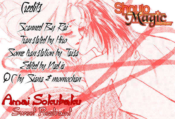 Kindan No Koi Wo Shiyou - Vol.1 Chapter 4 : Amaisobubaku [Sweet Restraint]