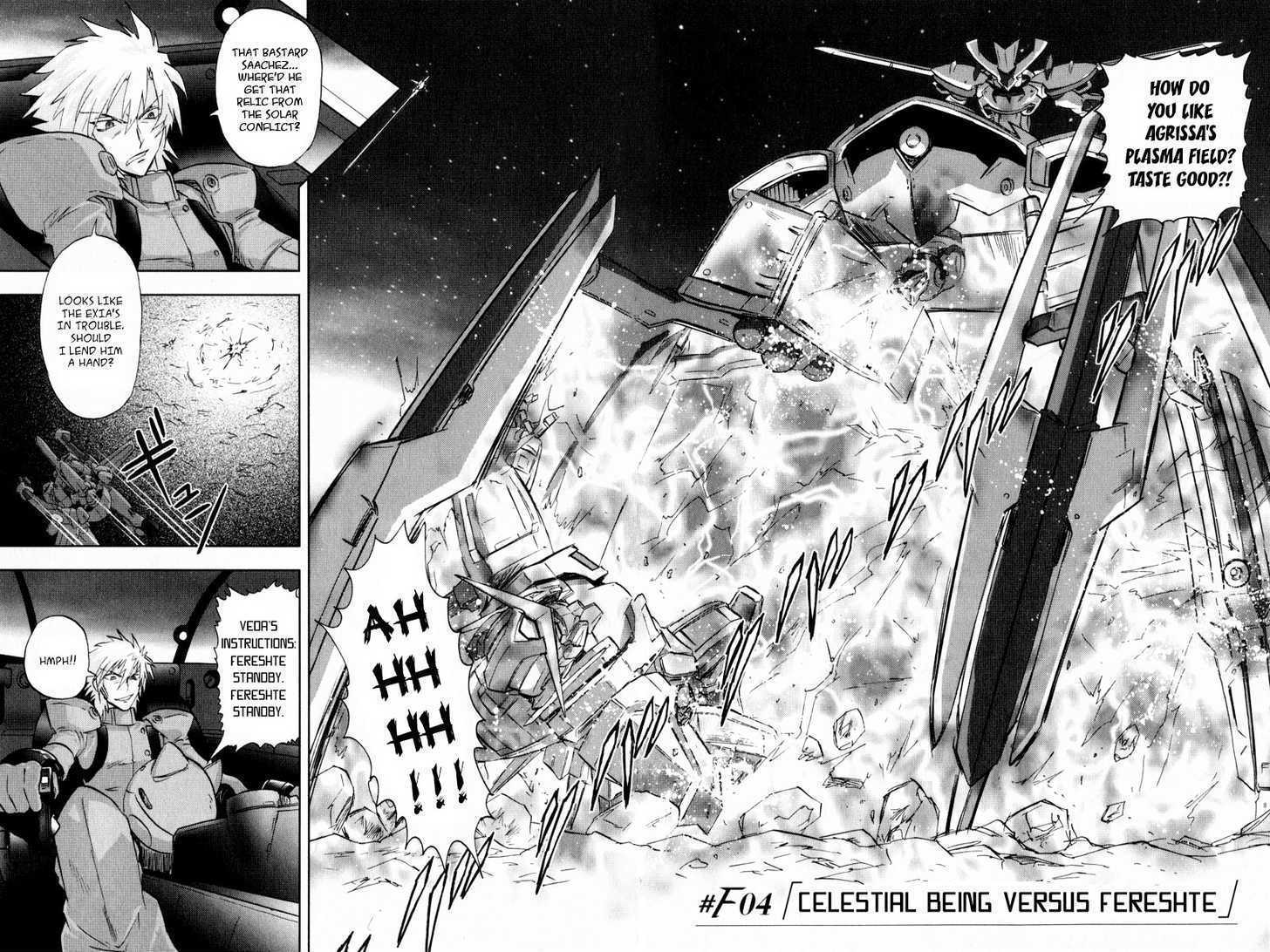 Kidou Senshi Gundam 00F - Vol.1 Chapter 4 : Celestial Being Vs Fereshte