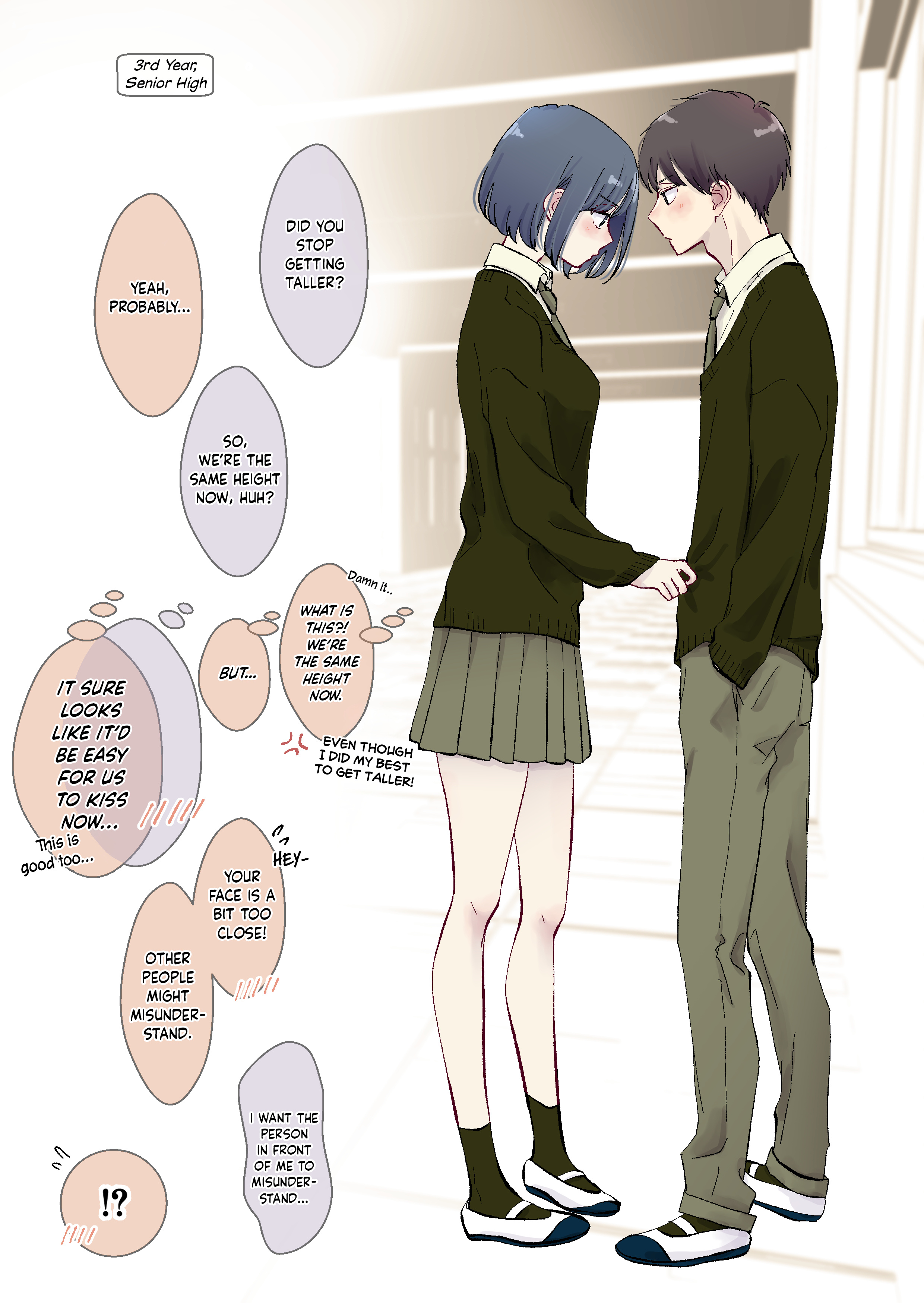 3-Gumi No Osananajimi - Chapter 2: Childhood Friends Conscious Of A Height Difference