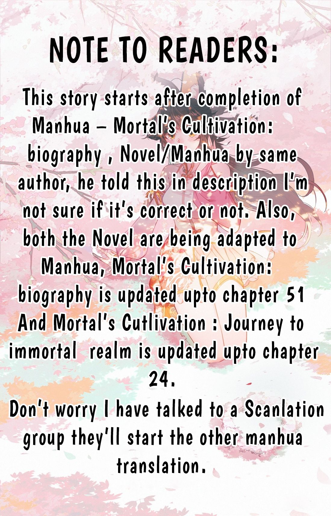 Mortal’s Cultivation: Journey To Immortality - Chapter 1