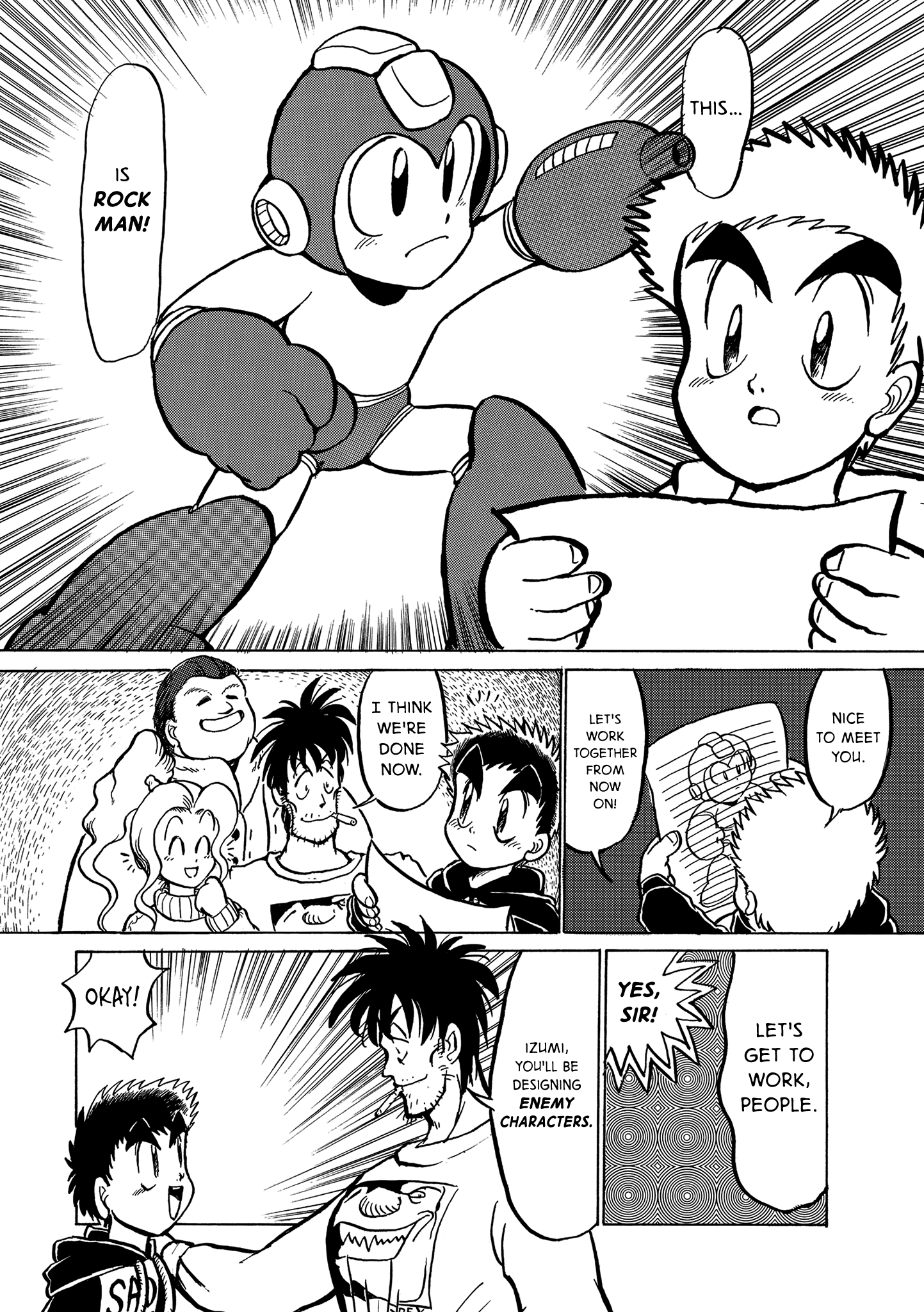 Rockman Megamix - Vol.1 Chapter 5: The Men Who Made Rockman — Rockman Birth Legend (Part One)