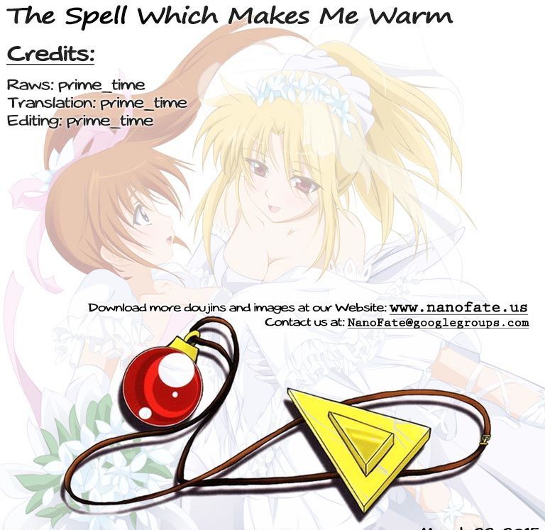 Mahou Shoujo Lyrical Nanoha - The Spell Which Makes Me Warm - Chapter 1