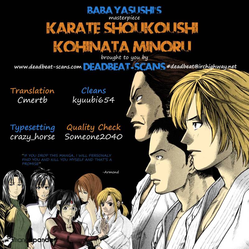 Karate Shoukoushi Kohinata Minoru - Chapter 264 : The Final Wager