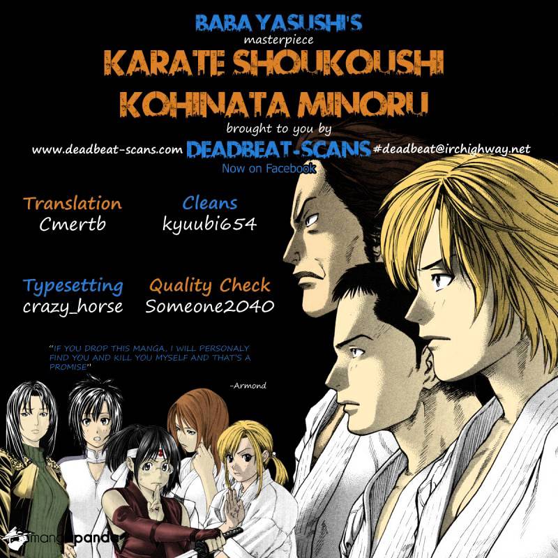 Karate Shoukoushi Kohinata Minoru - Chapter 263 : Calm And Composed Final Round