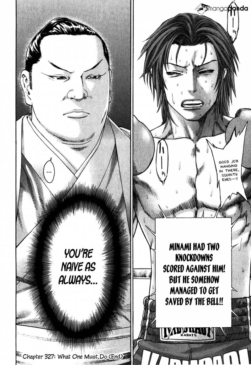 Karate Shoukoushi Kohinata Minoru - Chapter 327 : What One Must Do