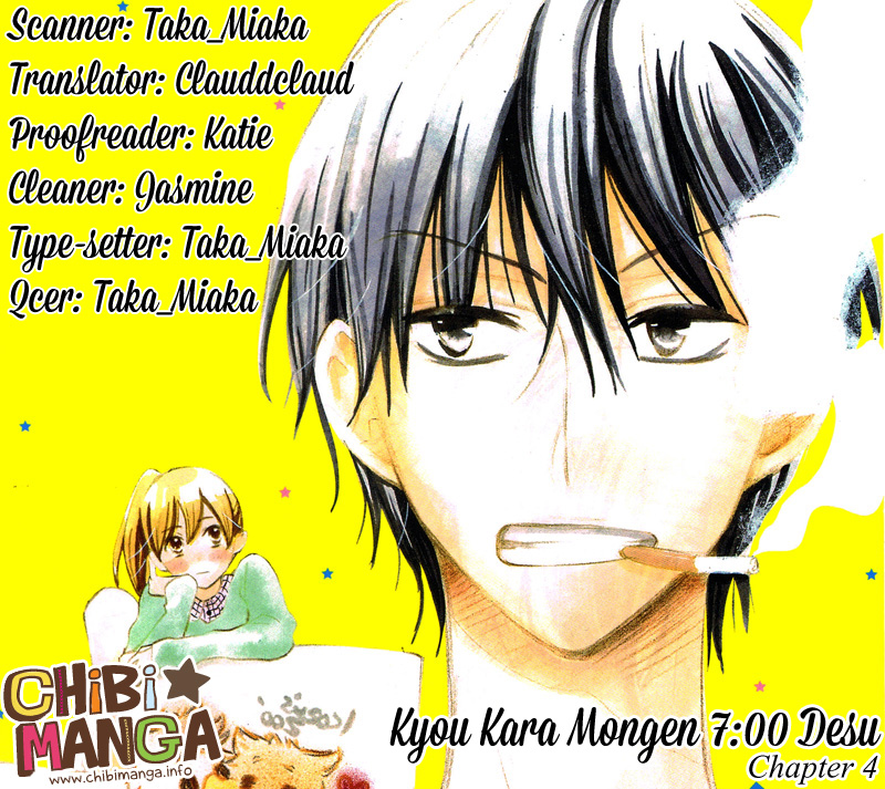 Kyou Kara Mongen 7:00 Desu - Vol.1 Chapter 4