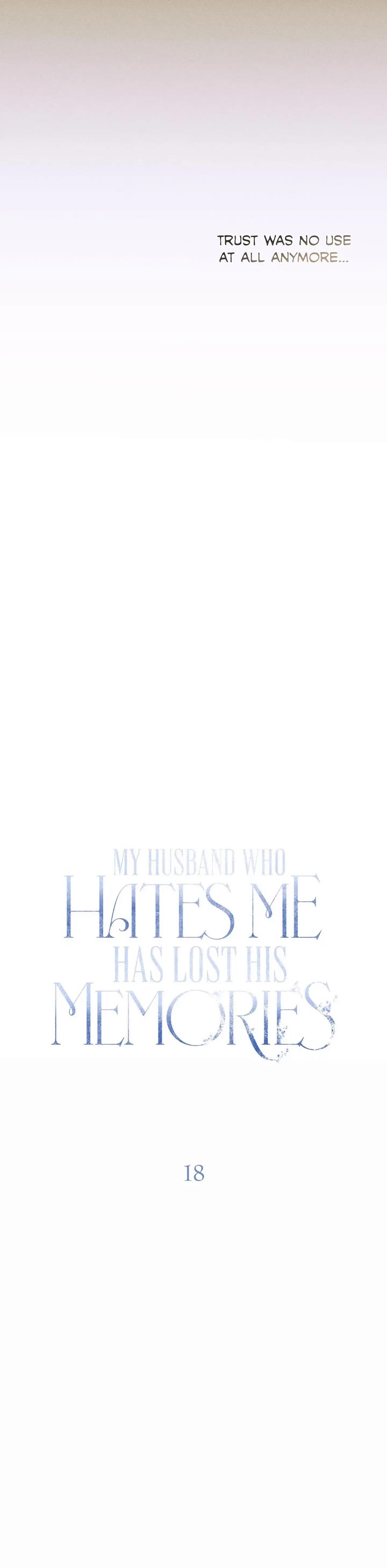 My Husband Who Hates Me Has Lost His Memories - Chapter 18