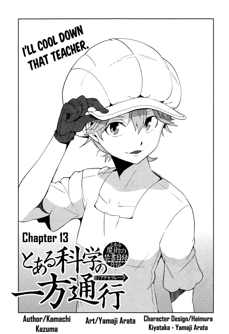 Toaru Majutsu No Kinsho Mokuroku Gaiden - To Aru Kagaku No Ippou Tsuukou - Chapter 13