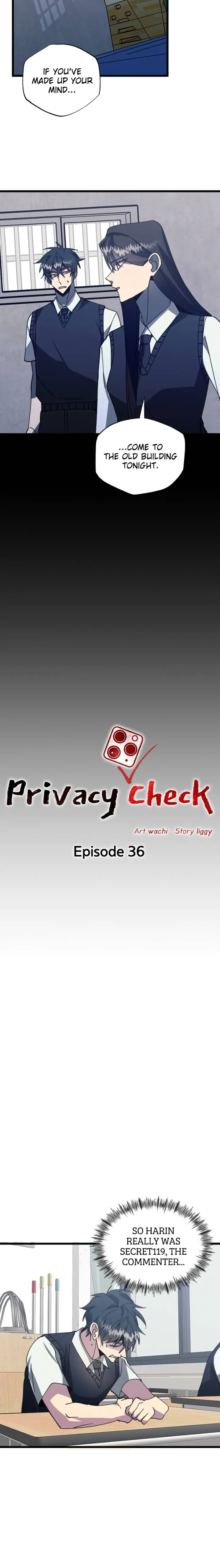 Privacy Check - Chapter 36