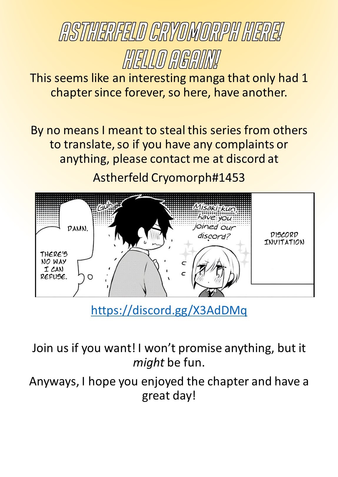 Ore Wa Inu Dewa Arimasen - Chapter 2: Senpai And The Morning Activity