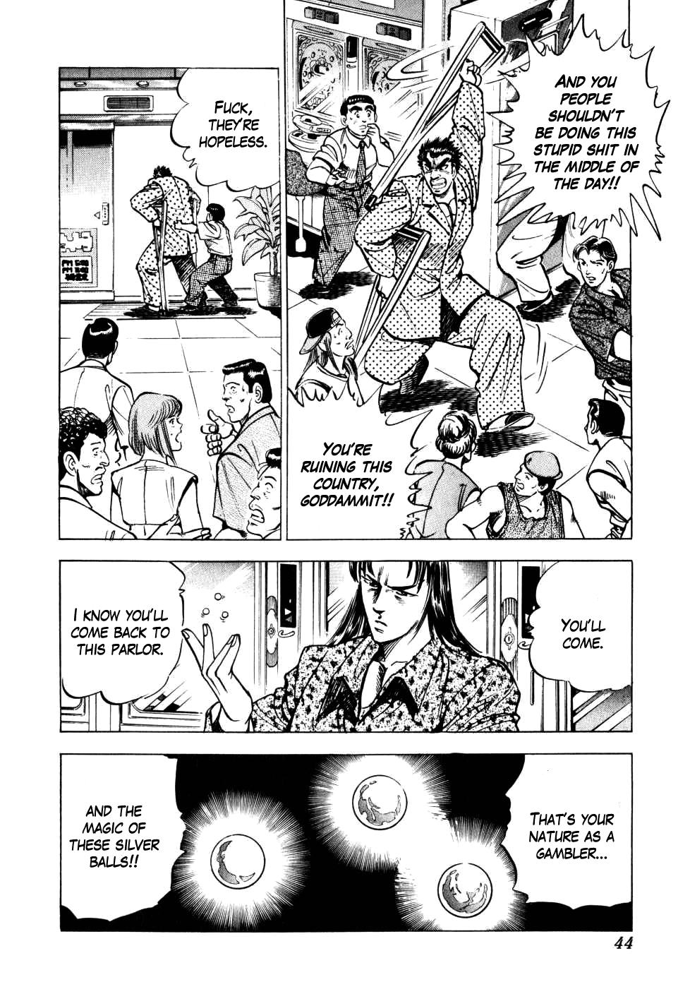 Legend Of The End-Of-Century Gambling Wolf Saga - Vol.2 Chapter 9: The Vagrant Genius Pachinko Player, Part 2