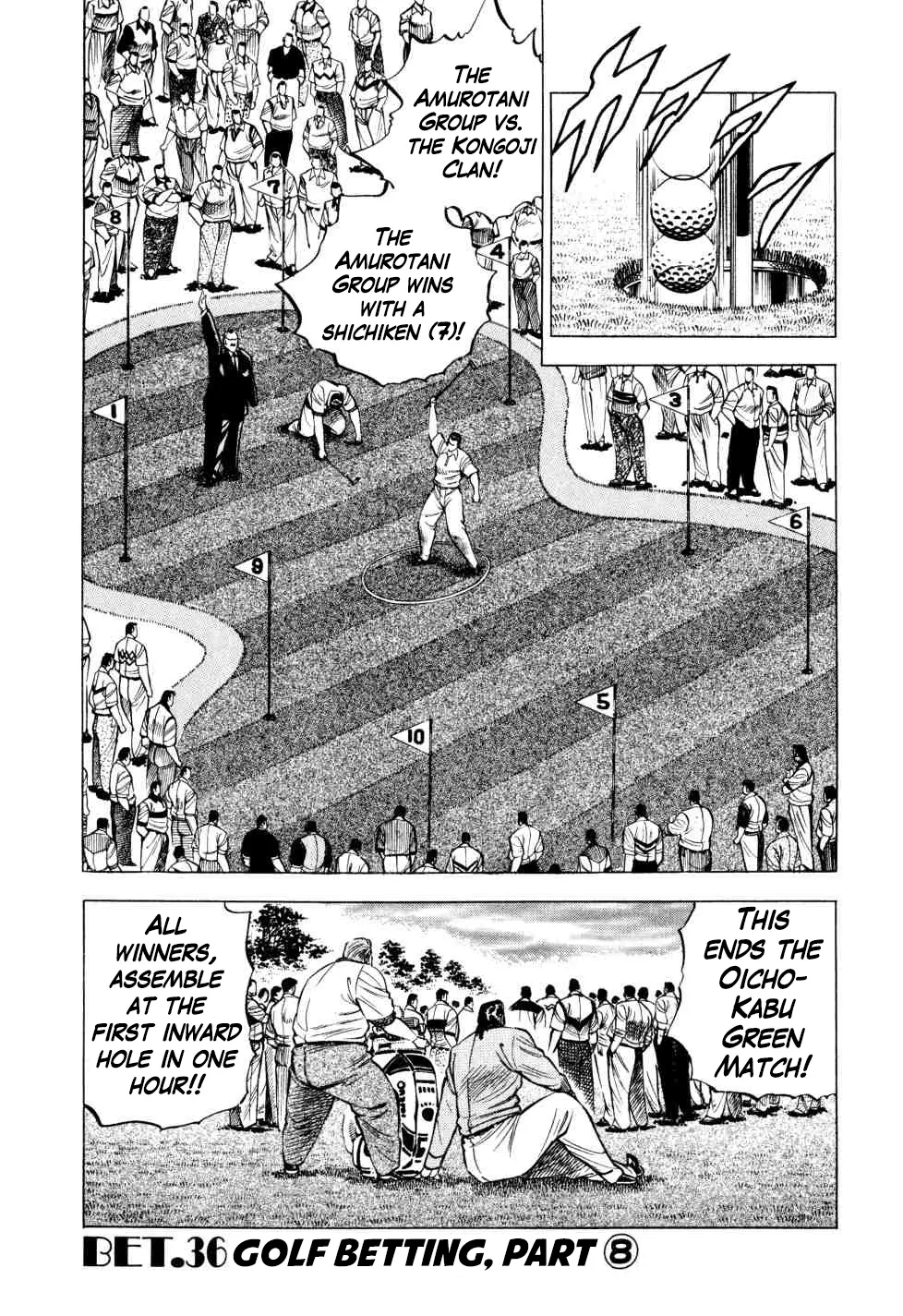 Legend Of The End-Of-Century Gambling Wolf Saga - Vol.5 Chapter 36: Golf Betting, Part 8