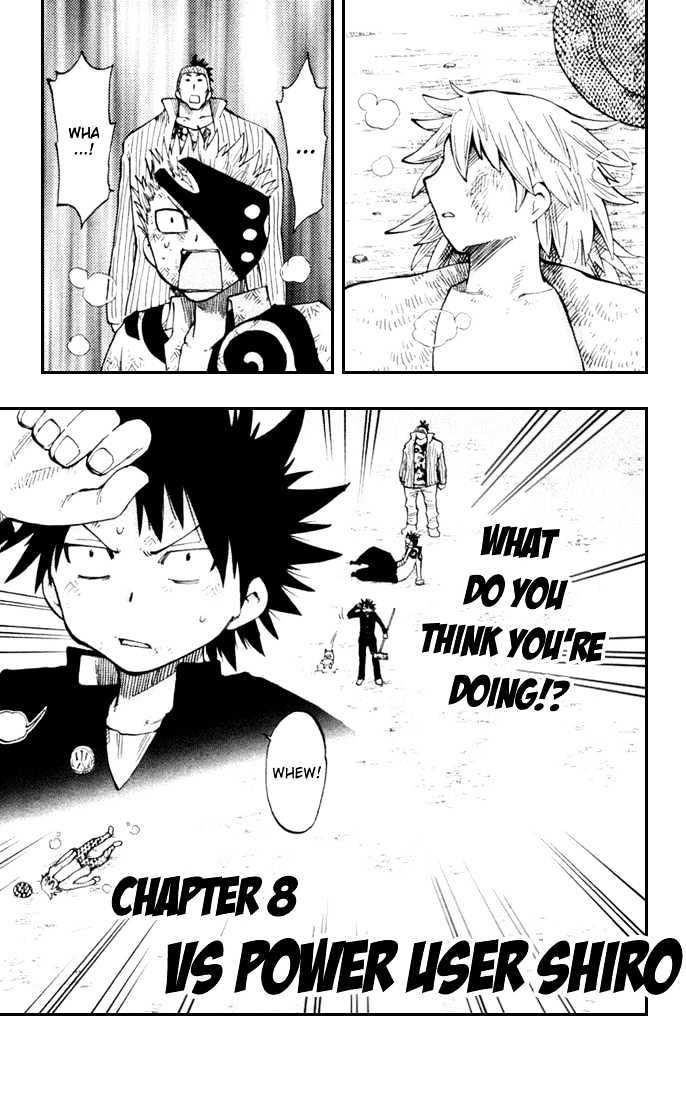 Law Of Ueki Plus - Vol.2 Chapter 8 : Vs Power User Shiro